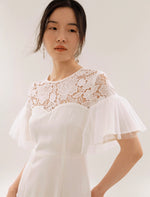 Load image into Gallery viewer, Dieppe Lace Bustier Maxi Mermaid Gown