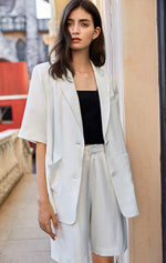 Load image into Gallery viewer, Aria Suit Shorts - Snowflake