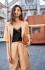 Load image into Gallery viewer, Aria Suit Shorts - Croissant