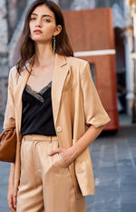 Load image into Gallery viewer, Aria Suit Shorts - Croissant