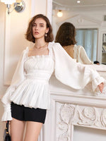 Load image into Gallery viewer, Margaux Tencel Blend Blouson Sleeve Blouse