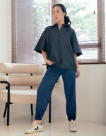 Load image into Gallery viewer, MK Tapered Pants - Navy