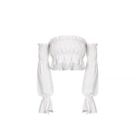 Load image into Gallery viewer, Timmi Off Shoulder Rusched Crop Top