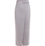 Load image into Gallery viewer, Audie Cutout Wrap Slit Skirt in Purple