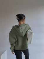 Load image into Gallery viewer, Classic Zip Up Hoodie - Green