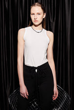 Load image into Gallery viewer, Silver Black Heart Curb Chain Necklace