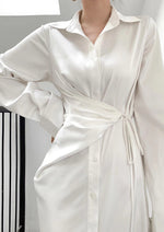 Load image into Gallery viewer, Arizona Wrap Shirt Dress