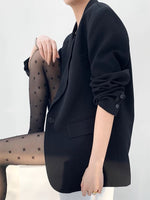 Load image into Gallery viewer, Classic Oversized Blazer in Black