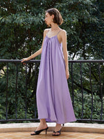 Load image into Gallery viewer, Melody Cami Maxi Tent Dress in Purple