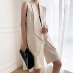 Load image into Gallery viewer, Polaris Tailored Suit Vest + Shorts Set [2 Colours]
