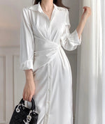 Load image into Gallery viewer, Arizona Wrap Shirt Dress
