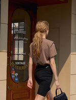 Load image into Gallery viewer, Hollie Boxy Muscle Tee - Ash