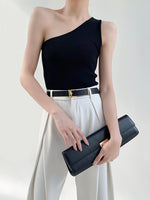 Load image into Gallery viewer, Light Knit Toga Top in Black