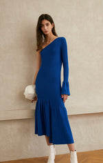 Load image into Gallery viewer, Lara Toga Wool Knit Dress