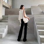 Load image into Gallery viewer, Parke Trumpet Trousers in Black