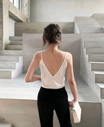 Load image into Gallery viewer, Bexley White V-Back Cami