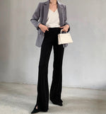 Load image into Gallery viewer, Parke Trumpet Trousers in Black