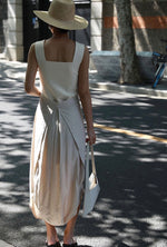 Load image into Gallery viewer, Multi Panel Maxi Skirt in Cream