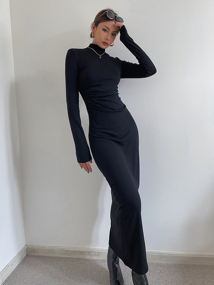 blue bodycon dress for women NAVY LONG SLEEVE TRAPEZOID NECKLINE FULL | CULT MIA Royal Blue Pants Men activity::Everyday Size:Child 10.5 M Youre invited to be