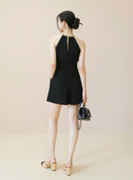 Load image into Gallery viewer, Aerin Chain Pocket Jumpsuit in Black