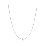 Load image into Gallery viewer, Silver Mini Diamante Pendant Necklace