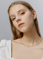 Load image into Gallery viewer, Classic Gold Snakechain Necklace