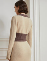 Load image into Gallery viewer, Simone Polo Knitted Top in Beige