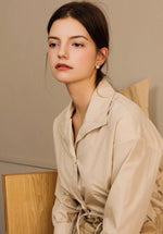 Load image into Gallery viewer, Gold Plated Round Freshwater Pearl Stud Earrings