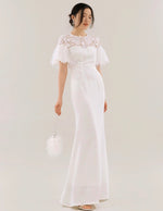 Load image into Gallery viewer, Dieppe Lace Bustier Maxi Mermaid Gown