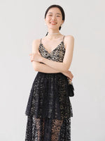 Load image into Gallery viewer, Rio Layered Lace Maxi Dress