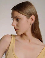 Load image into Gallery viewer, Gold Diamante Point Stud Earrings