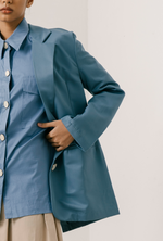 Load image into Gallery viewer, Chalet Outerwear - Lake Blue