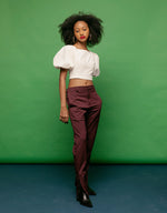 Load image into Gallery viewer, Chateau Puff Sleeve Top - Bone