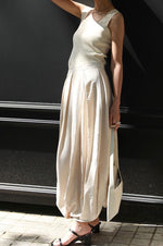 Load image into Gallery viewer, Multi Panel Maxi Skirt in Cream
