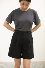 Load image into Gallery viewer, Semiwool Neat Shorts in Black