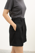 Load image into Gallery viewer, Semiwool Neat Shorts in Black