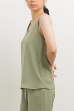 Load image into Gallery viewer, Reversible Camisole Top in Green