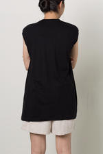 Load image into Gallery viewer, Bamboo Muscle Tee in Black