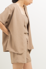 Load image into Gallery viewer, Semiwool Neat Shorts in Brown'