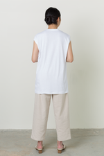 Load image into Gallery viewer, Bamboo Muscle Tee in White