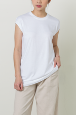 Load image into Gallery viewer, Bamboo Muscle Tee in White
