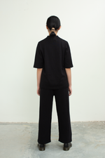 Load image into Gallery viewer, Knit Long Pants in Black