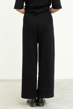 Load image into Gallery viewer, Knit Long Pants in Black