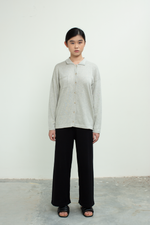 Load image into Gallery viewer, Knit Long Sleeve Shirt in Grey