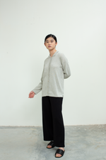 Load image into Gallery viewer, Knit Long Sleeve Shirt in Grey