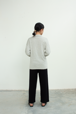 Load image into Gallery viewer, Knit Long Sleeve Shirt in Grey