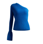 Load image into Gallery viewer, Nova Knit Toga Top- Royal Blue