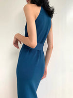 Load image into Gallery viewer, Knit Tank Midi Dress- Royal Blue
