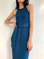 Load image into Gallery viewer, Knit Tank Midi Dress in Blue