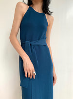 Load image into Gallery viewer, Knit Tank Midi Dress in Blue